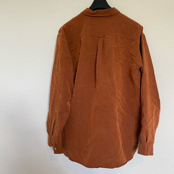 Columbia Omni-Shield Long sleeve Button Down Brown XL - Picture 3 of 5